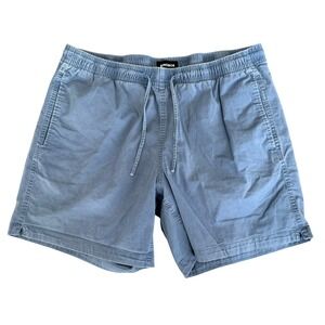 Bonobos Mens Shorts Size L Blue Elastic Waist Drawstring Preppy Casual Golf